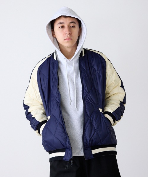 TAION/タイオン リバーシブル 800FP 2WAY ダウンスカジャン