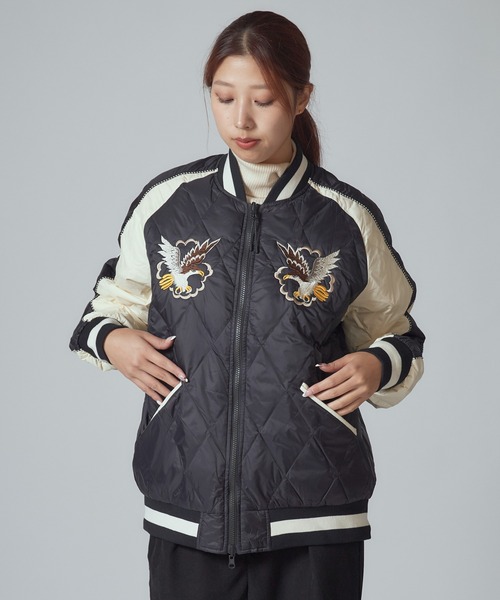 セール】TAION/タイオン リバーシブル 800FP 2WAY ダウンスカジャン