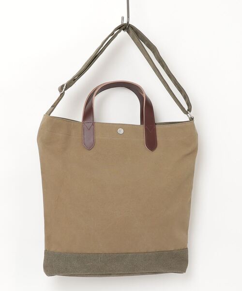 AVIREX(アヴィレックス)の「COATING CANVAS SHOULDER BAG "AARC GARAGE" / コーティング キャンバス ショルダーバッグ アヴィレックスエアーレーシングガレージ / AVIREX / アヴィレックス(ショルダーバッグ・メンズ・オリーブ・FREE)」の12枚目の写真