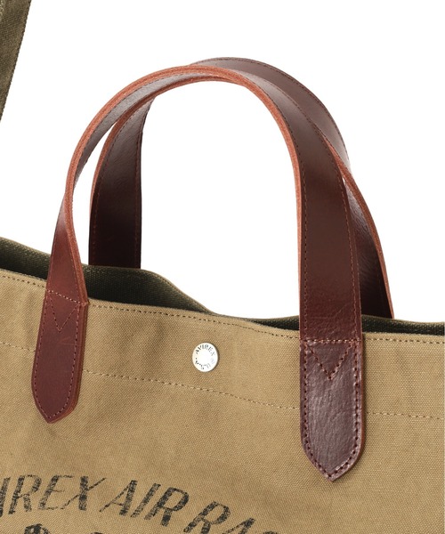 AVIREX(アヴィレックス)の「COATING CANVAS SHOULDER BAG "AARC GARAGE" / コーティング キャンバス ショルダーバッグ アヴィレックスエアーレーシングガレージ / AVIREX / アヴィレックス(ショルダーバッグ・メンズ・オリーブ・FREE)」の11枚目の写真