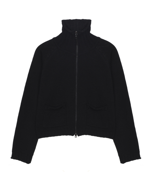 NICK&NICOLE（ニックアンドニコール）の「NICOLE JAQUARD KNIT CARDIGAN_BLACK（カーディガン/ボレロ・レディース・その他・FREE）」の4枚目の写真