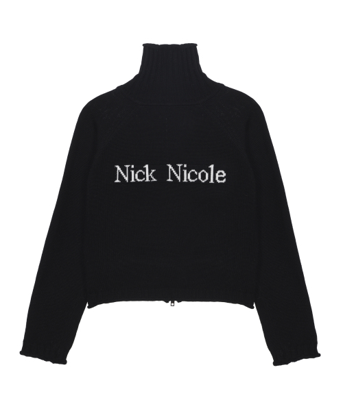 NICK&NICOLE（ニックアンドニコール）の「NICOLE JAQUARD KNIT CARDIGAN_BLACK（カーディガン/ボレロ・レディース・その他・FREE）」の5枚目の写真