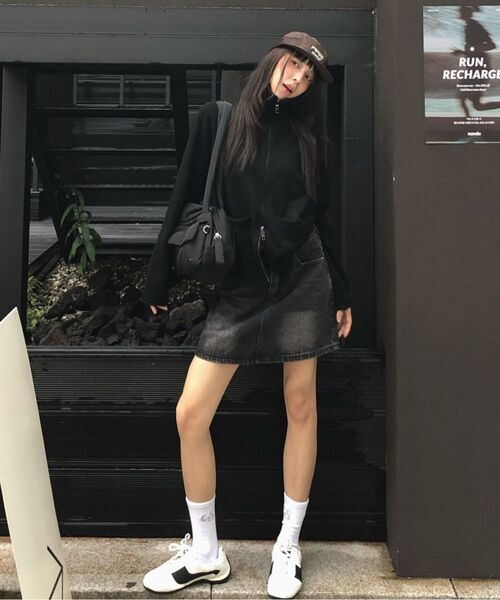 NICK&NICOLE（ニックアンドニコール）の「NICOLE JAQUARD KNIT CARDIGAN_BLACK（カーディガン/ボレロ・レディース・その他・FREE）」の6枚目の写真