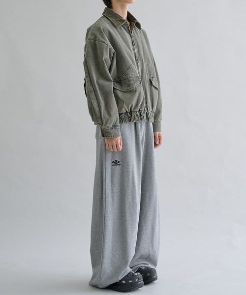 EPNK（イーピーエヌケー）の「Corduroy Collar Tucked Duck Jacket / コーデュロイカラータックダックジャケット（ブルゾン・メンズ・ブラウン/ネイビー/カーキ・SMALL/MEDIUM/LARGE）」の4枚目の写真