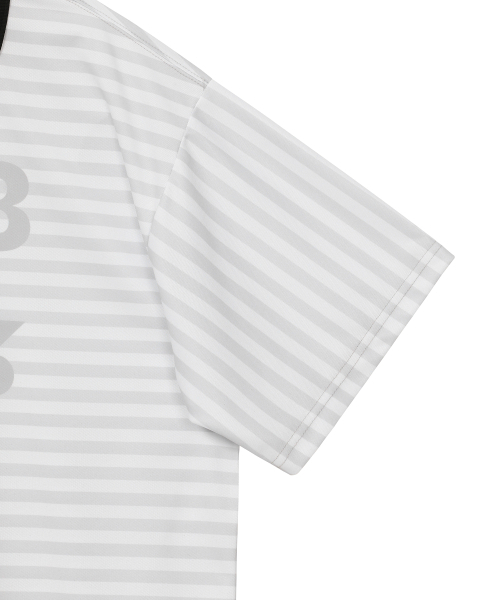 BAUF（バウフ）の「HAUSストライプジャージTシャツ[グレー]（Tシャツ/カットソー・レディース・その他・MEDIUM/LARGE）」の5枚目の写真