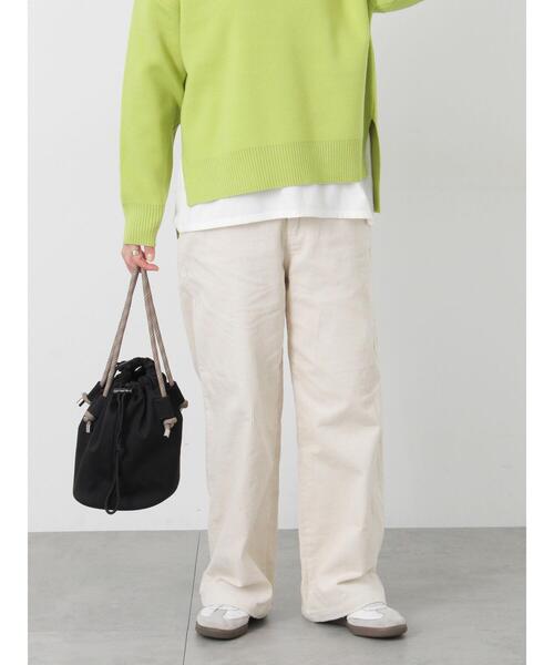 Lugnoncure(ルノンキュール)の「コーデュロイパンツ(その他パンツ・レディース・チャコールグレー/ベージュ/オフホワイト・M/L)」の2枚目の写真