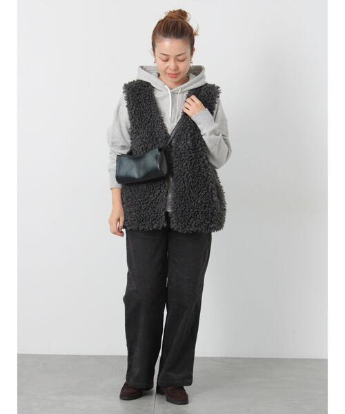 Lugnoncure(ルノンキュール)の「コーデュロイパンツ(その他パンツ・レディース・チャコールグレー/ベージュ/オフホワイト・M/L)」の10枚目の写真