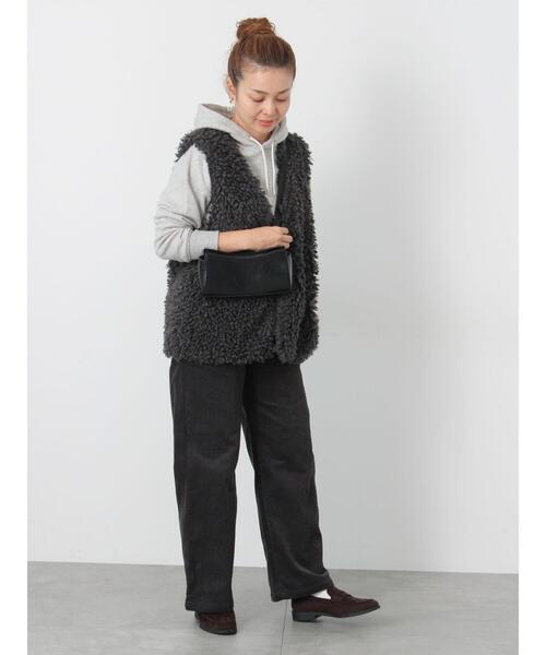 Lugnoncure(ルノンキュール)の「コーデュロイパンツ(その他パンツ・レディース・チャコールグレー/ベージュ/オフホワイト・M/L)」の11枚目の写真