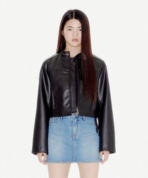 BE MY YOUHEE BIKER JACKET BLACK