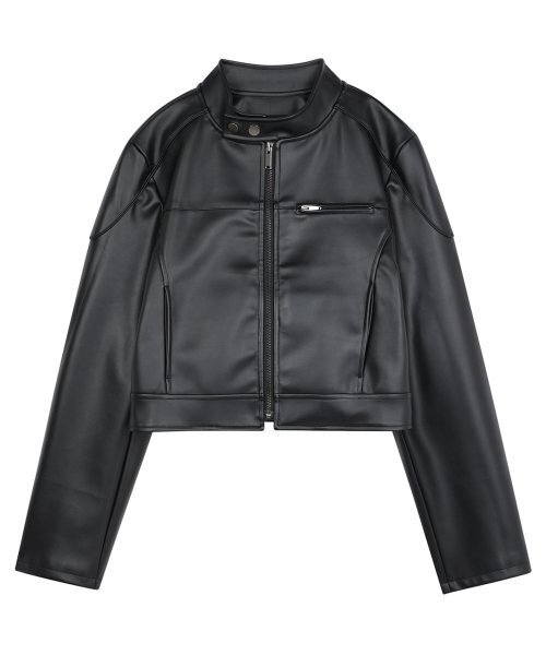 YOUHEE(ユヒ)の「BE MY YOUHEE BIKER JACKET BLACK(ライダースジャケット・レディース・その他・FREE)」の2枚目の写真