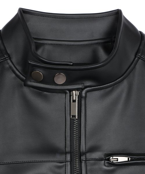 YOUHEE(ユヒ)の「BE MY YOUHEE BIKER JACKET BLACK(ライダースジャケット・レディース・その他・FREE)」の4枚目の写真