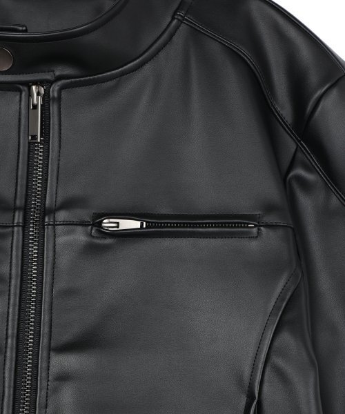 YOUHEE(ユヒ)の「BE MY YOUHEE BIKER JACKET BLACK(ライダースジャケット・レディース・その他・FREE)」の5枚目の写真