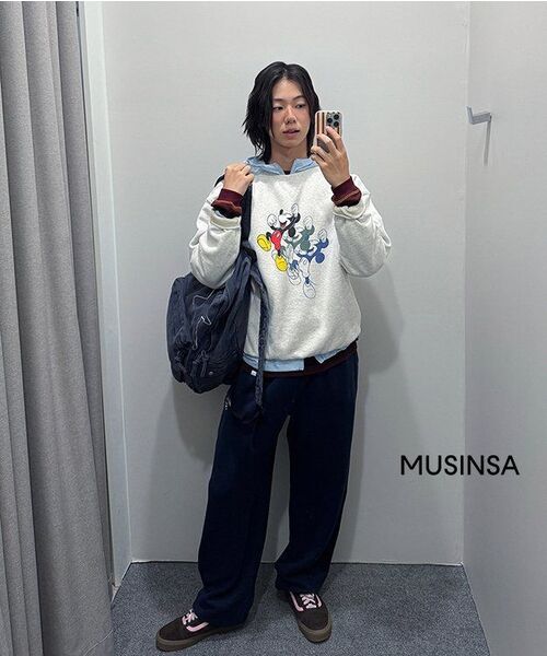 NOMANUAL(NOMANUAL)の「NM STRIPED LONG SLEEVE TEE - BURGUNDY(Tシャツ/カットソー・レディース・その他・MEDIUM/LARGE/X-LARGE)」の8枚目の写真