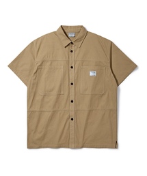 Verdnt（バーダント）の「オーバーフィットキャンバス切開ワークシャツ[ティンバー]（シャツ/ブラウス）」