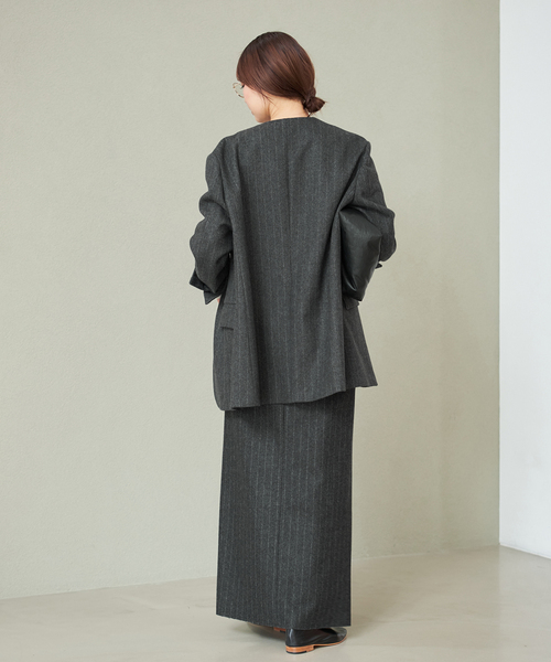 セール】R'IAM メルトンストライプ スカート（スカート）｜Plage