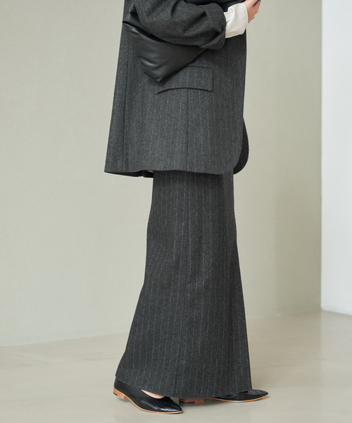 セール】R'IAM メルトンストライプ スカート（スカート）｜Plage