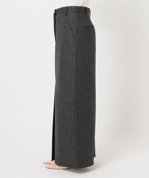 ゆき　美品　Plage R’IAM メルトンストライプ スカート セール】R'IAM メルトンストライプ スカート（スカート）｜Plage