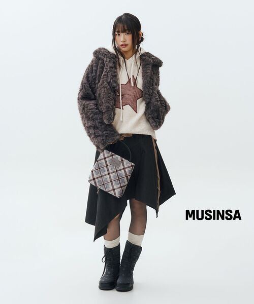 KHAKIPOINT(カーキポイント)の「Ruffle Layered Sleeveless (brown)(Tシャツ/カットソー・レディース・その他・FREE)」の3枚目の写真