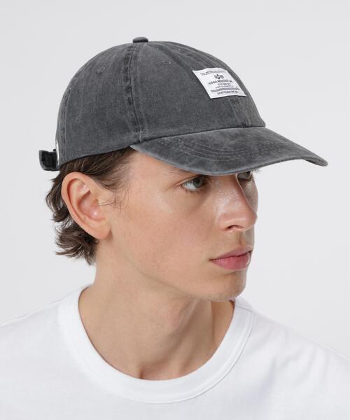 Alpha Industries(アルファインダストリーズ)の「Alpha Industries/アルファ インダストリーズ/BATTLE WASH CAP/バトルウォッシュ キャップ(キャップ・メンズ・ブラック・F)」の3枚目の写真