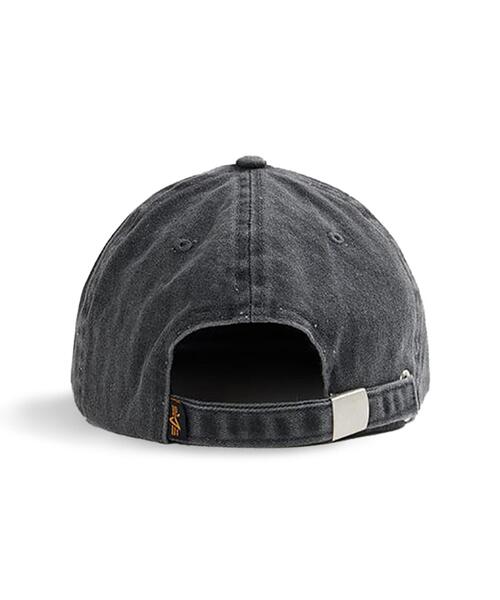 Alpha Industries(アルファインダストリーズ)の「Alpha Industries/アルファ インダストリーズ/BATTLE WASH CAP/バトルウォッシュ キャップ(キャップ・メンズ・ブラック・F)」の6枚目の写真