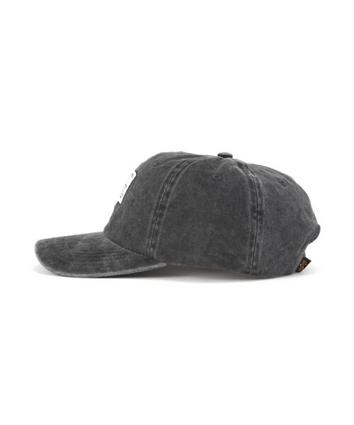 Alpha Industries(アルファインダストリーズ)の「Alpha Industries/アルファ インダストリーズ/BATTLE WASH CAP/バトルウォッシュ キャップ(キャップ・メンズ・ブラック・F)」の8枚目の写真