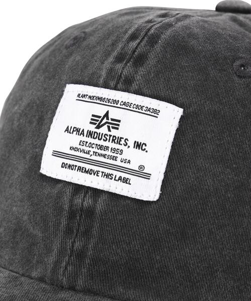 Alpha Industries(アルファインダストリーズ)の「Alpha Industries/アルファ インダストリーズ/BATTLE WASH CAP/バトルウォッシュ キャップ(キャップ・メンズ・ブラック・F)」の11枚目の写真