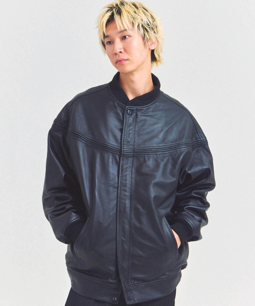 TOWNCRAFT（タウンクラフト）の「Town craft leather derby jacket（その他アウター・メンズ・ブラック・M/L）」の3枚目の写真