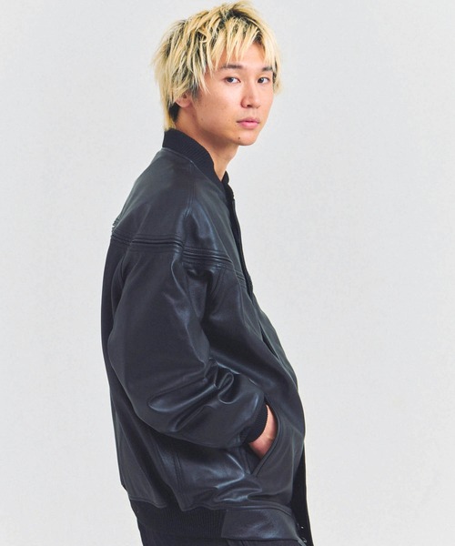 TOWNCRAFT（タウンクラフト）の「Town craft leather derby jacket（その他アウター・メンズ・ブラック・M/L）」の5枚目の写真