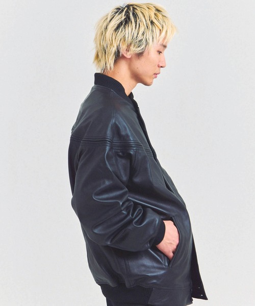 TOWNCRAFT（タウンクラフト）の「Town craft leather derby jacket（その他アウター・メンズ・ブラック・M/L）」の6枚目の写真