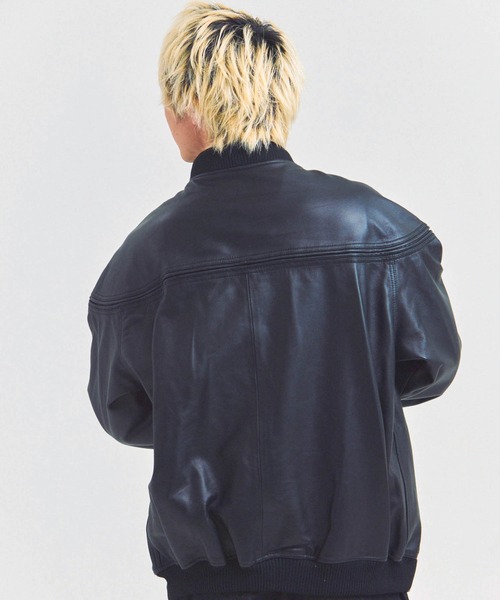 TOWNCRAFT（タウンクラフト）の「Town craft leather derby jacket（その他アウター・メンズ・ブラック・M/L）」の8枚目の写真