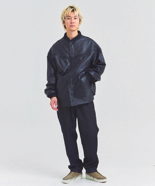 TOWNCRAFT（タウンクラフト）の「Town craft leather derby jacket（その他アウター・メンズ・ブラック・M/L）」の10枚目の写真