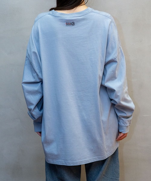 ZOZOMESSE(ゾゾメッセ)の「【HHKB × ZOZOTOWN】HAPPY TIME LONG SLEEVE TEE(Tシャツ/カットソー・メンズ・ブルー/ホワイト・S/M/L/XL)」の4枚目の写真