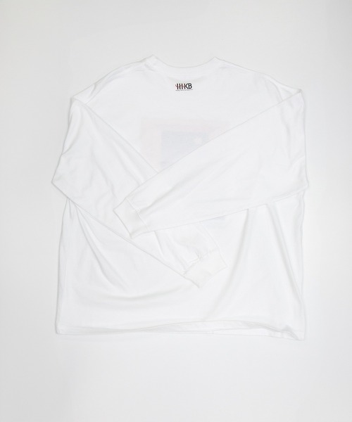 ZOZOMESSE(ゾゾメッセ)の「【HHKB × ZOZOTOWN】HAPPY TIME LONG SLEEVE TEE(Tシャツ/カットソー・メンズ・ブルー/ホワイト・S/M/L/XL)」の7枚目の写真