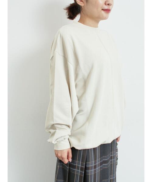 SM2（エスエムツー）の「異素材切替スウェット（Tシャツ/カットソー・レディース・チャコールグレー/トップグレー/ライトベージュ・F）」の8枚目の写真