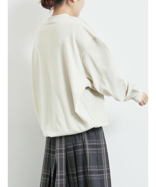 SM2（エスエムツー）の「異素材切替スウェット（Tシャツ/カットソー・レディース・チャコールグレー/トップグレー/ライトベージュ・F）」の10枚目の写真