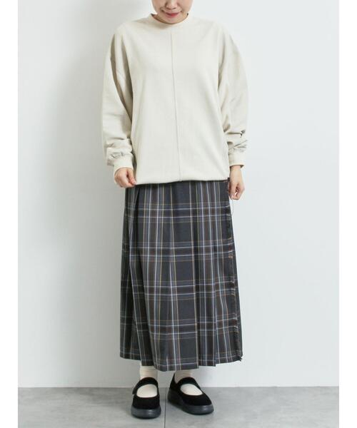 SM2（エスエムツー）の「異素材切替スウェット（Tシャツ/カットソー・レディース・チャコールグレー/トップグレー/ライトベージュ・F）」の12枚目の写真