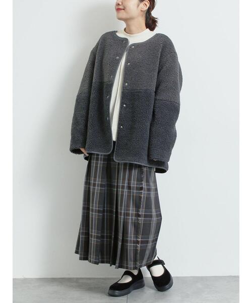 SM2（エスエムツー）の「異素材切替スウェット（Tシャツ/カットソー・レディース・チャコールグレー/トップグレー/ライトベージュ・F）」の14枚目の写真