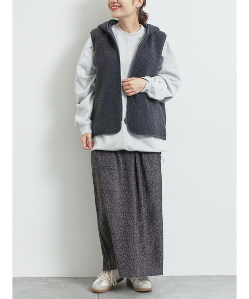 SM2（エスエムツー）の「異素材切替スウェット（Tシャツ/カットソー・レディース・チャコールグレー/トップグレー/ライトベージュ・F）」の18枚目の写真