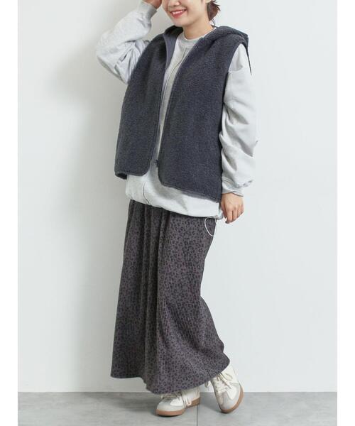 SM2（エスエムツー）の「異素材切替スウェット（Tシャツ/カットソー・レディース・チャコールグレー/トップグレー/ライトベージュ・F）」の19枚目の写真