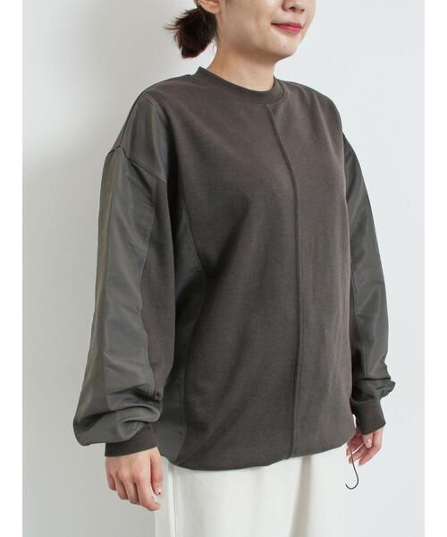SM2（エスエムツー）の「異素材切替スウェット（Tシャツ/カットソー・レディース・チャコールグレー/トップグレー/ライトベージュ・F）」の20枚目の写真