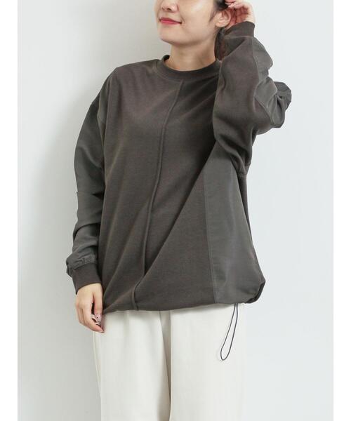 SM2（エスエムツー）の「異素材切替スウェット（Tシャツ/カットソー・レディース・チャコールグレー/トップグレー/ライトベージュ・F）」の21枚目の写真