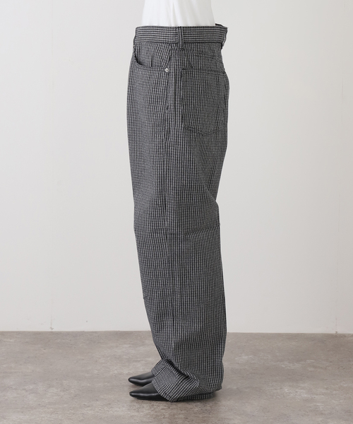 OBEY（オベイ）の「【OBEY / オベイ】CLASSIC BAGGY PLAID DENIM 142010114（スラックス・レディース・ブラック・30/31）」の4枚目の写真