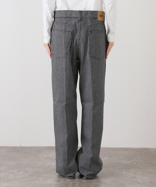 OBEY（オベイ）の「【OBEY / オベイ】CLASSIC BAGGY PLAID DENIM 142010114（スラックス・レディース・ブラック・30/31）」の5枚目の写真