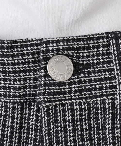 OBEY（オベイ）の「【OBEY / オベイ】CLASSIC BAGGY PLAID DENIM 142010114（スラックス・レディース・ブラック・30/31）」の9枚目の写真