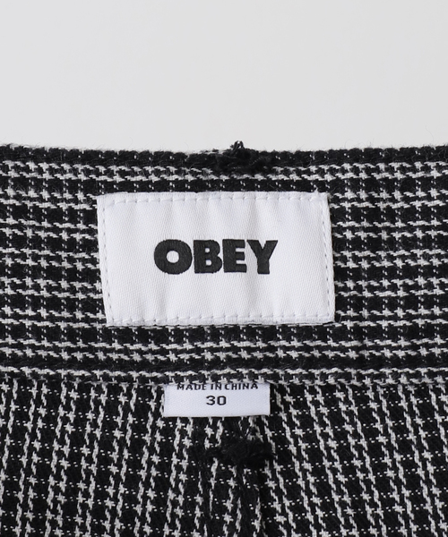 OBEY（オベイ）の「【OBEY / オベイ】CLASSIC BAGGY PLAID DENIM 142010114（スラックス・レディース・ブラック・30/31）」の13枚目の写真