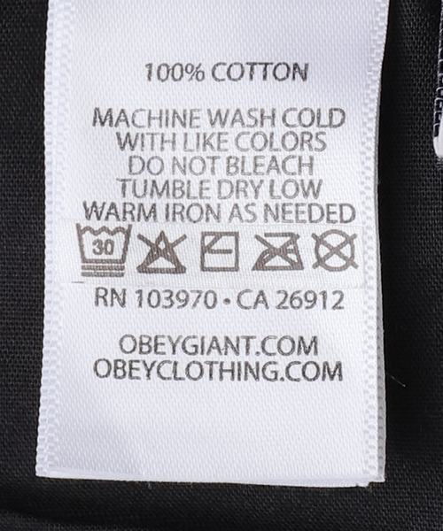 OBEY（オベイ）の「【OBEY / オベイ】CLASSIC BAGGY PLAID DENIM 142010114（スラックス・レディース・ブラック・30/31）」の14枚目の写真