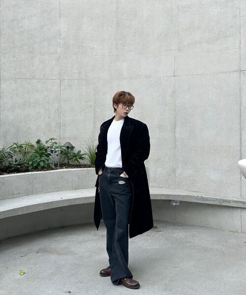 DUSTYWHITE（ダスティーホワイト）の「BLACK DESTROYED BOOTCUT DENIM PANTS（デニムパンツ・メンズ・その他・SMALL/MEDIUM/LARGE）」の8枚目の写真