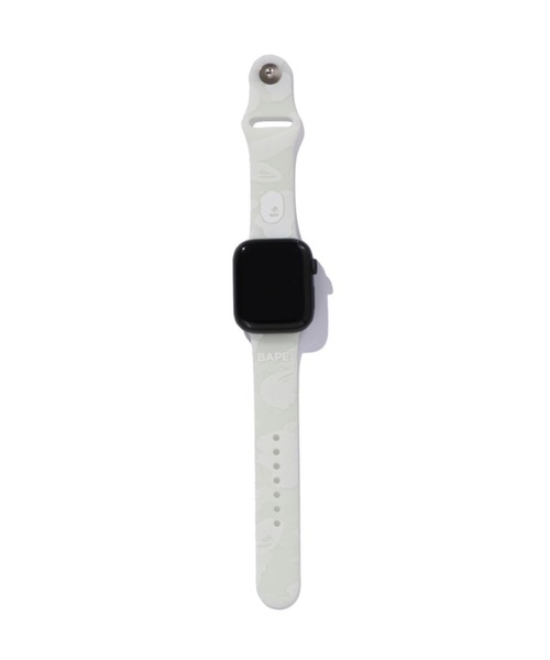 A BATHING APE（アベイシングエイプ）の「REFLECTION CAMO WATCH BAND（デジタル腕時計・メンズ・ブラック/ホワイト・LARGE/MEDIUM）」の5枚目の写真