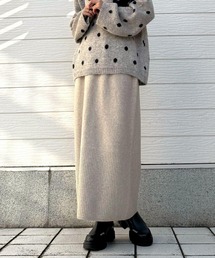 Q | アンダーメッシュタイトスカート(スカート)