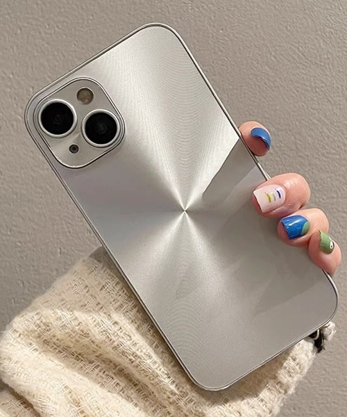 Fun & Daily(ファンアンドデイリー)の「Space Silver iPhone 16 17 Case Plus ProMax / アイフォンケース(スマホケース/カバー・レディース・シルバー/ゴールド・iPhone 16/iPhone 16 Plus/iPhone 16 Pro/iPhone 16 Pro Max/iPhone 17/iPhone 17 Pro/iPhone 17 Pro Max/iPhone Air)」の4枚目の写真